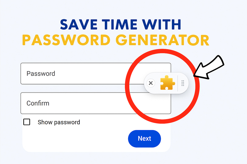 CipherSmith icon appearing in a password field
